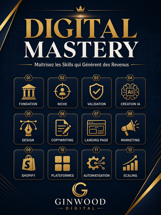 Digital Mastery : Maîtrisez les Skills qui Génèrent des Revenus